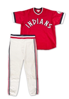 1995 Jim Thome Cleveland Indians "Turn Back The Clock" Game Worn Full Uniform